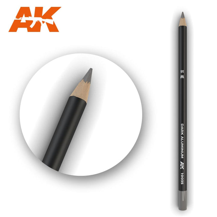 AK Interactive Weathering Pencil - Dark Aluminum Nickel (Box - 5 Units) | 8436564929365