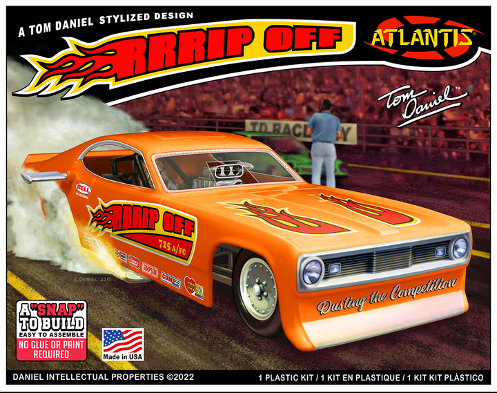 Atlantis 1/32 Snap Tom Daniel RRRRip Off Funny Car | 850041894041