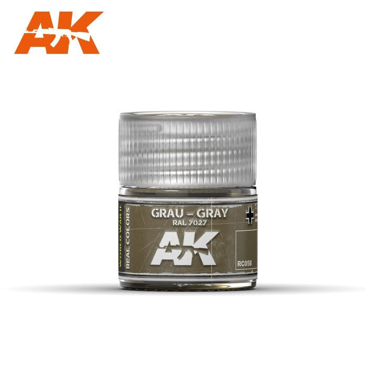 AK Interactive Real Colors Grau-Gray RAL 7027 10ml | 8436564922915