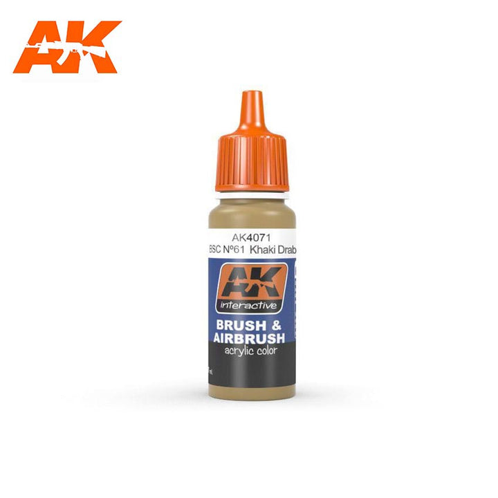 AK Interactive Khaki Drab 17ml | 8436535575157