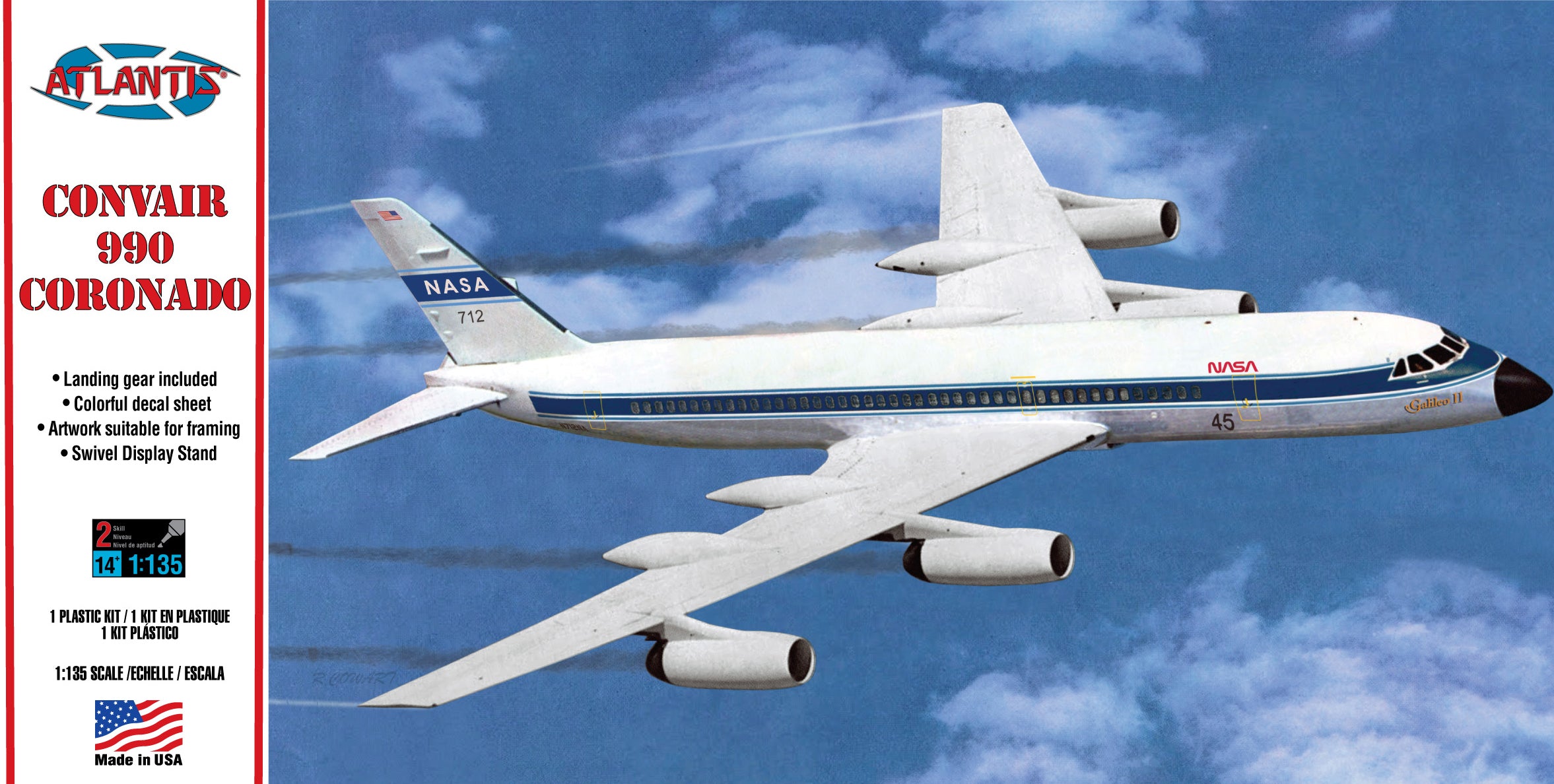 Atlantis 1/135 Convair 990 Jet Airliner | 850002740851