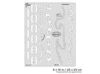 IWATA Artool FX3 Unchained Freehand Airbrush Template by Craig Fraser | 758240138433