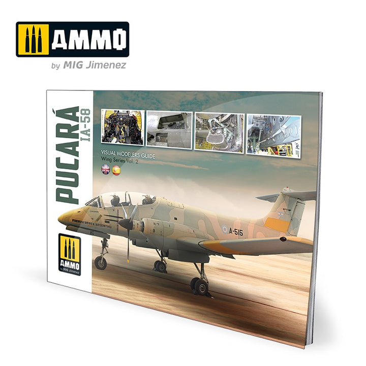 Ammo Mig Ia-58 Pucará - Visual Modelers Guide (English, Spanish) | 8432076060251