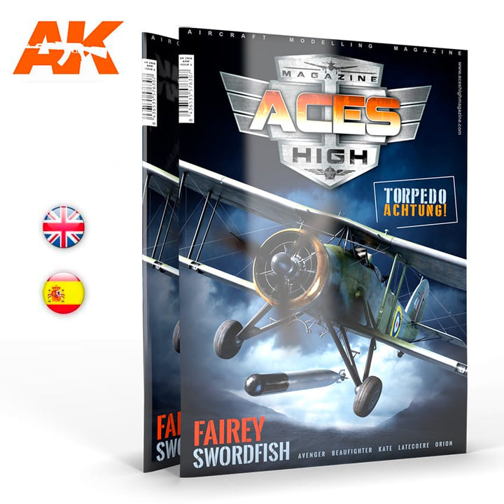 AK Interactive Aces High 17: Torpedo Achtung - Spanish | 8435568307889