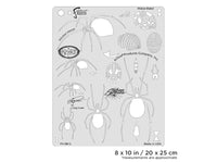 IWATA Artool Spider Master Widow-Maker Freehand Airbrush Template by Craig Fraser | 758240150770
