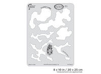 IWATA Artool FX4 Classic Camo Freehand Airbrush Template by Craig Fraser | 758240138617