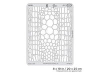 IWATA Artool FX4 Gator Freehand Airbrush Template by Craig Fraser | 758240138631