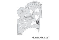 IWATA Artool Blasted FX Gamblin FX Freehand Airbrush Template by Ryan 'Ryno' Templeton | 758240150947
