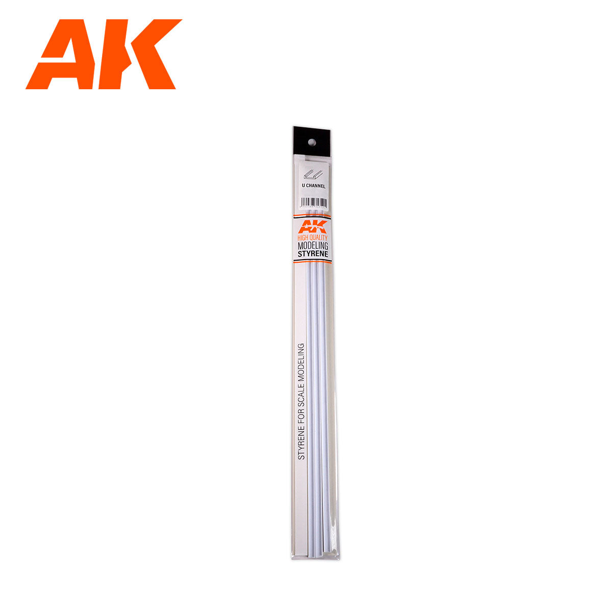 AK Interactive U Channel - 4.0 Width x 350mm x 3 Units | 8435568313507