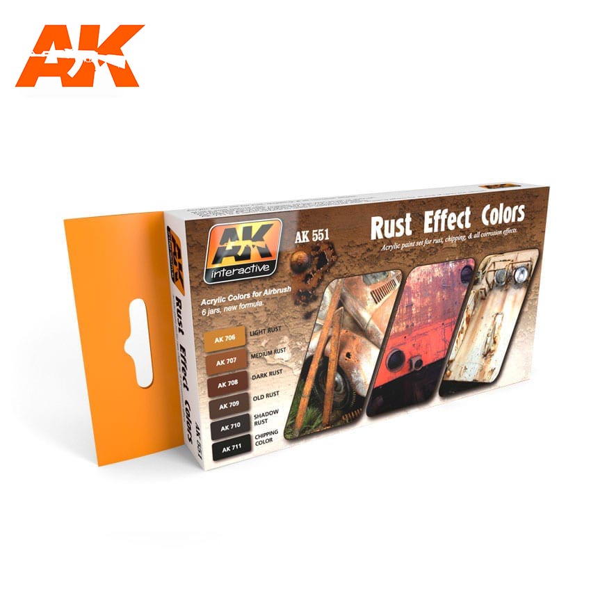 AK Interactive Rust Effects Colors Set | 8436535575515