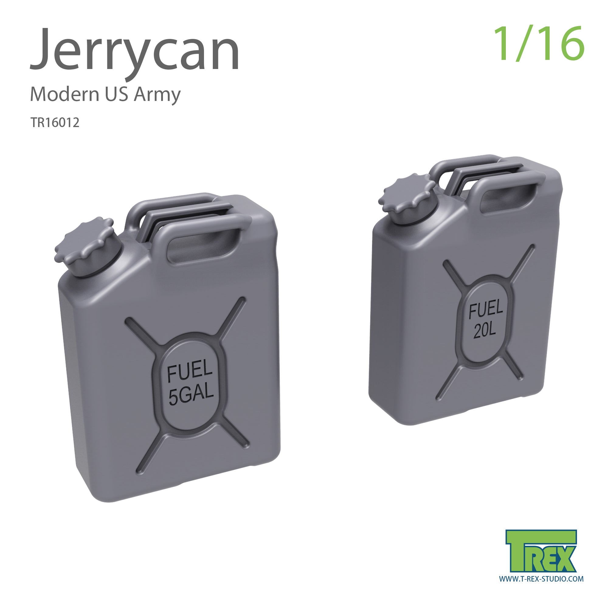 T-Rex Studio 1/16 Modern US Army Jerrycan (2 Types) | 6973984750114