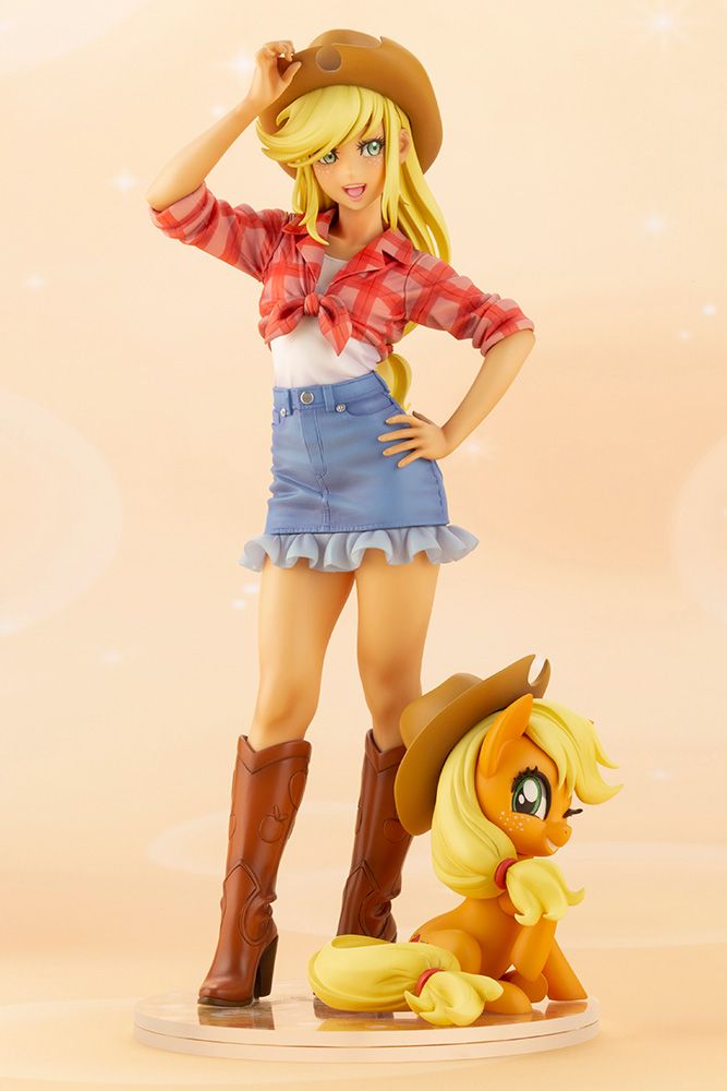 Kotobukiya 1/7 Applejack Bishoujo Statue, My Little Pony Series Printed and Assembled Figure Kit