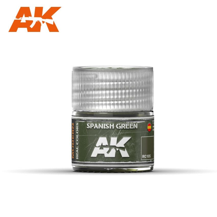 AK Interactive Real Colors Spanish Green 10ml | 8436564924056
