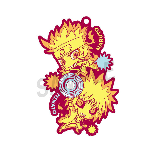 Naruto: Hurricane Chronicles - Uchiha Sasuke - Uzumaki Naruto - Rubber Mascot, Rubber Mascot - NARUTO Shippuden: Mou Iccho! Rubber Mascot de Two-man Cel Dattebayo!, Rubber Strap(MegaHouse)