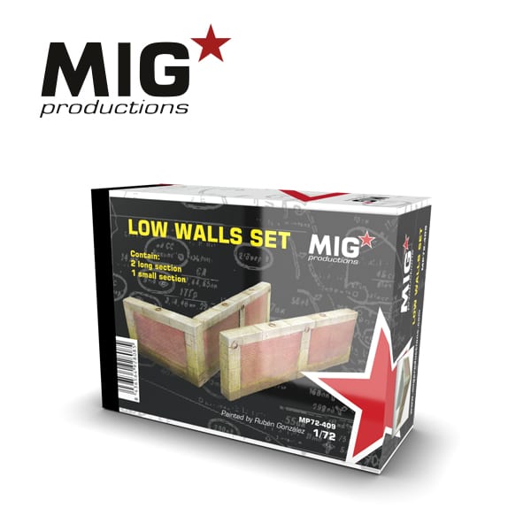 MIG 1/72 Low Walls Set | 8436564928085