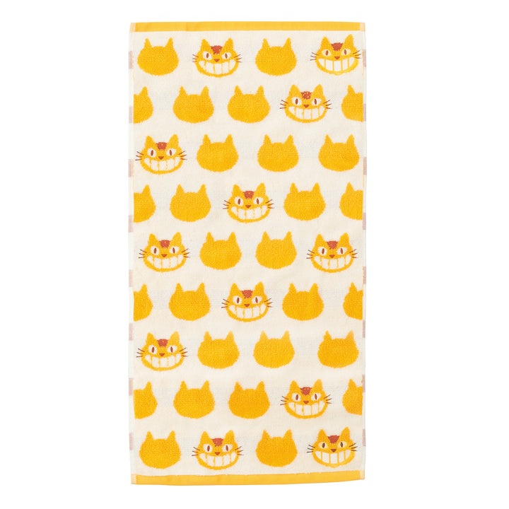 Marushin Studio Ghibli Silhouette Towel Series Catbus - (Bath Towel) 'My Neighbor Totoro', Size: 23.6" x 47.24" | 4992272649284