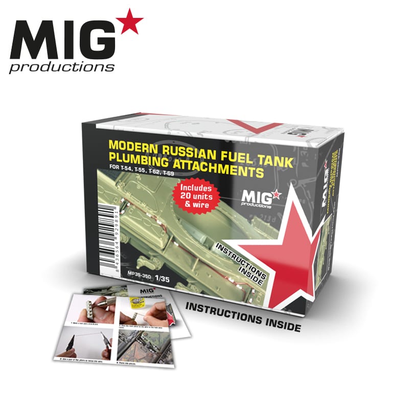 MIG 1/35 Modern Russian Fuel Tank Plumbing Attachement | 8436564929891