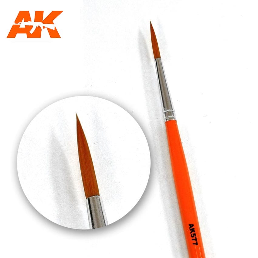 AK Interactive Weathering Brush Fine Long | 8436535575775