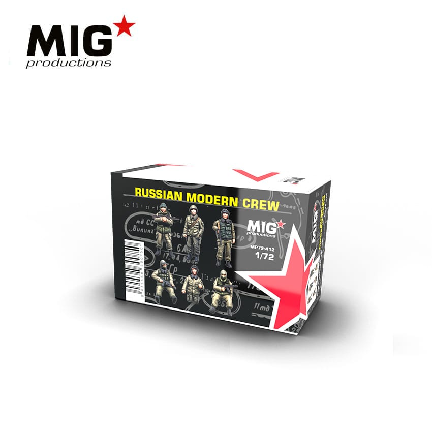 AK Interactive 1/72 Russian Modern Crew Plastic Model Kit | 8435568300750
