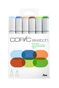 Copic Sketch Marker Earth Essentials 6Pc Set | 4511338052785