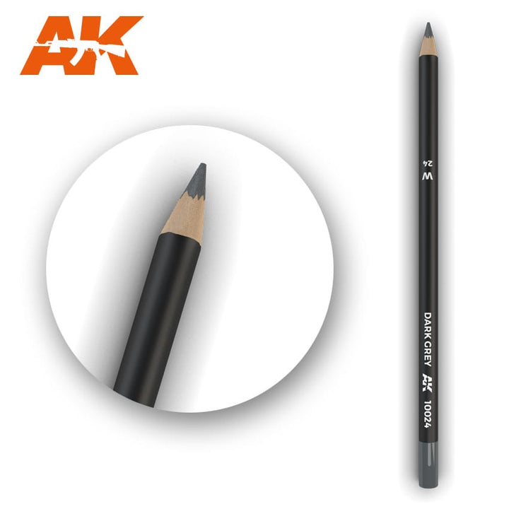 AK Interactive Weathering Pencil - Dark Grey (Box - 5 Units) | 8436564929259