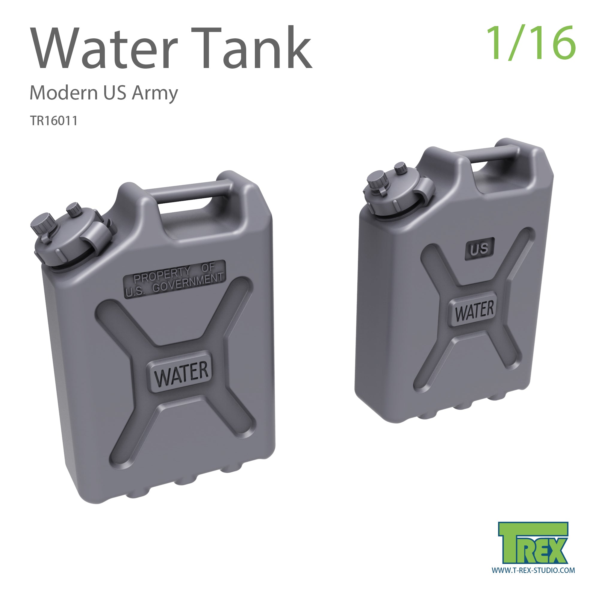 T-Rex Studio 1/16 Modern US Army Water Tank (2 Types) | 6973984750091