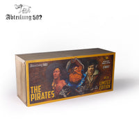 Abteilung502 Historical 3 Pirate Busts Figures Deluxe Wooden Box - Limited Edition - Abt Historical Figure Series | 8435568331495
