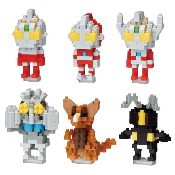Nanoblock mininano Series Ultraman Vol. 1, Blind Box of 6 | 4972825216842