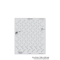 IWATA Artool Kustom FX Diamond-Plate Freehand Airbrush Template by Craig Fraser | 758240138310