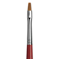 Da Vinci Cosmotop Spin 5580 Watercolor Brush - Flat, Short Handle, Size 2 | 4017505202064