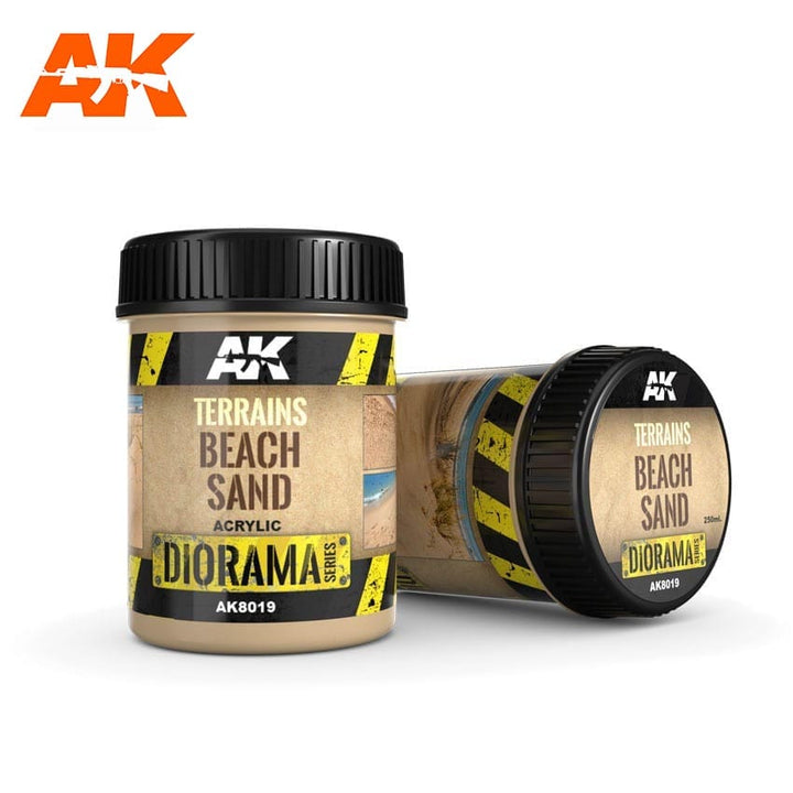 AK Interactive Terrains Beach Sand - 250ml (Acrylic) | 8436564921017