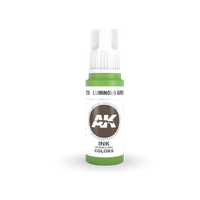 AK Interactive 3G Acrylic Luminous Green INK 17ml | 8435568304581