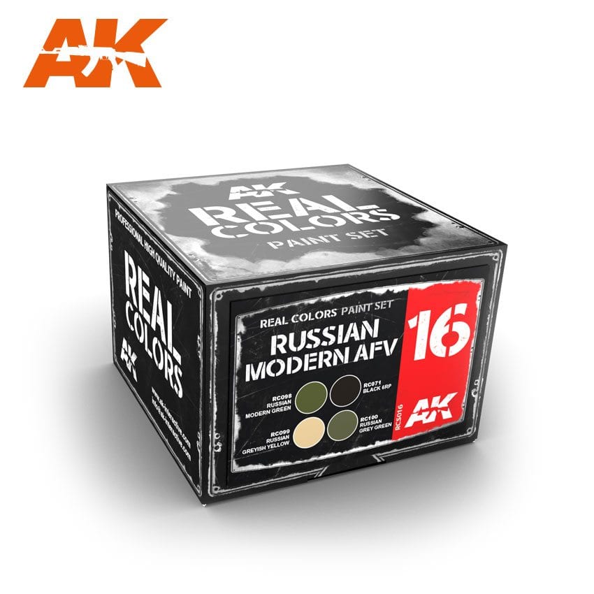 AK Interactive Real Colors Russian Modern AFV Set | 8436564924353