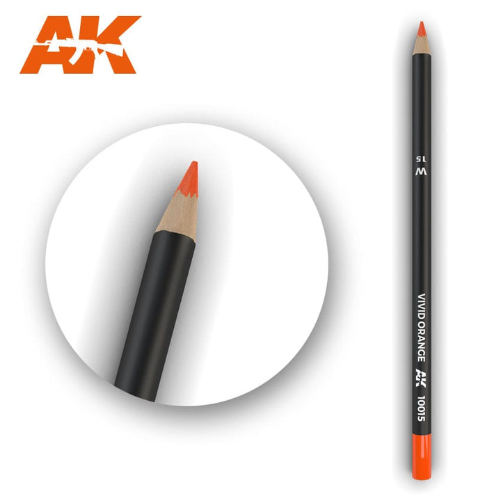 AK Interactive Weathering Pencil - Vivid Orange (Box - 5 Units) | 8436564929167