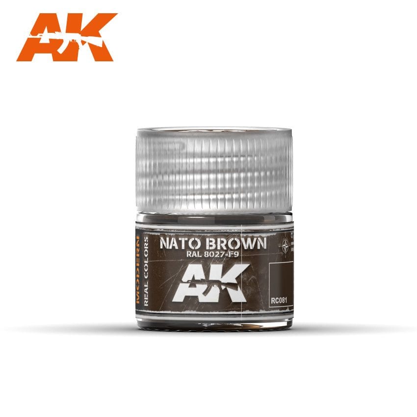 AK Interactive Real Colors Nato Brown RAL 8027 F9 | 8436564923141
