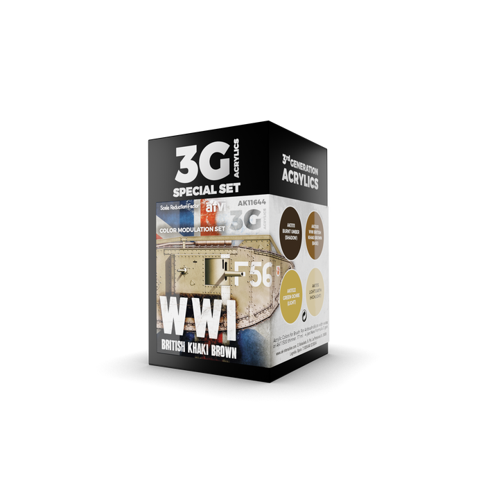 AK Interactive 3G Modulation WWI British Colors | 8435568310667