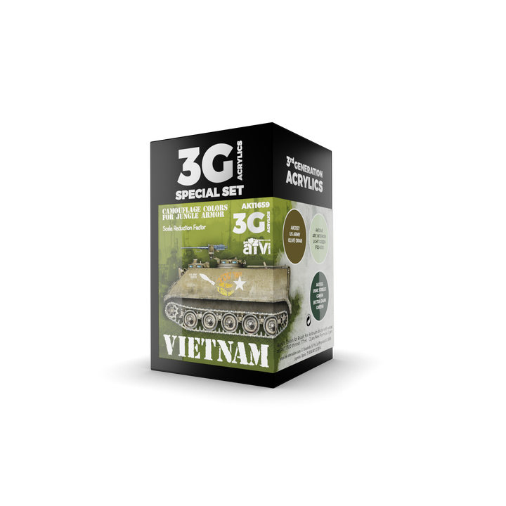 AK Interactive 3G Vietnam Colors | 8435568311237