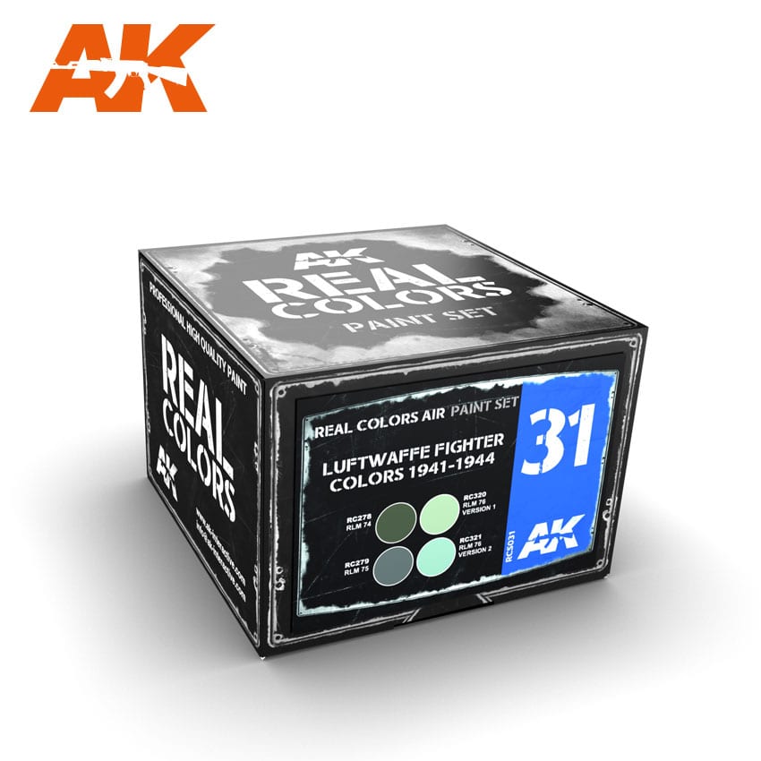 AK Interactive Real Colors Luftwaffe Fighter Colors 1941-1944 | 8436564929976