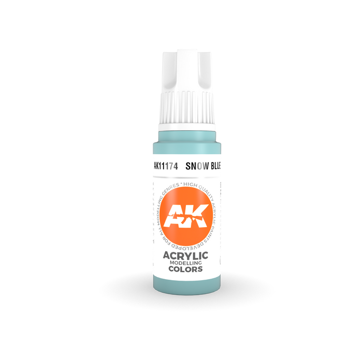 AK Interactive 3G Acrylic Snow Blue 17ml | 8435568304079