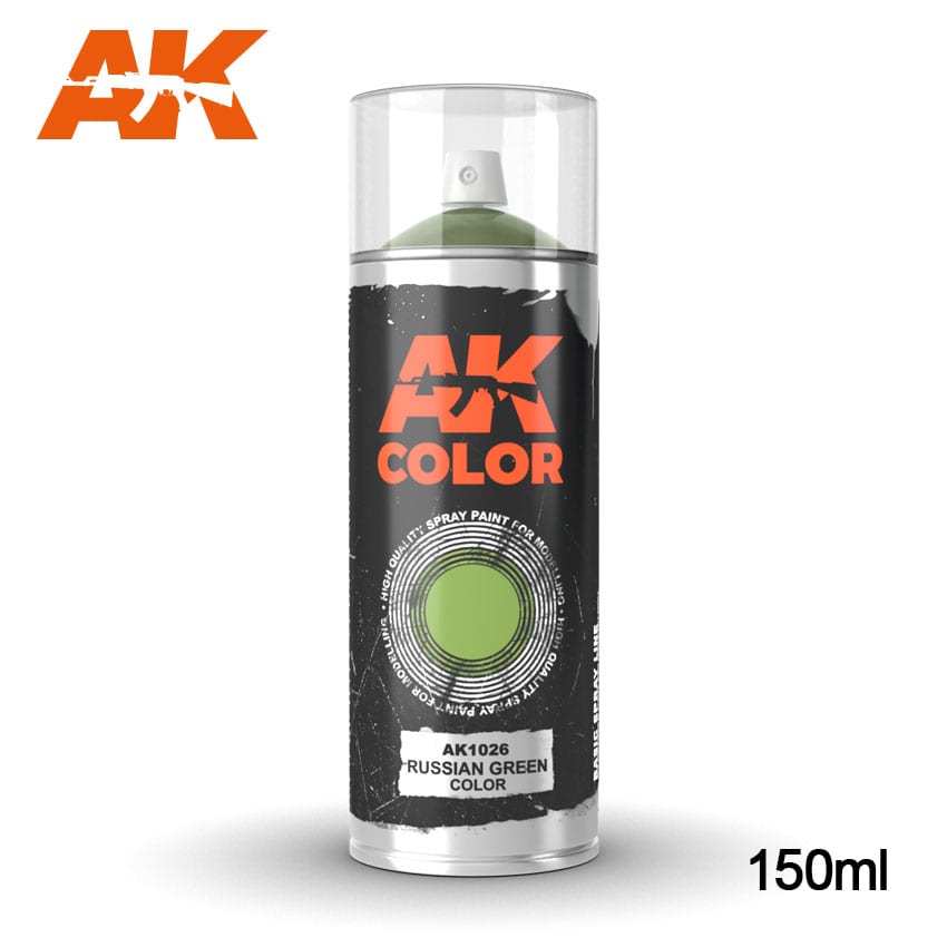 AK Interactive Russian Green color - Spray 150ml | 8436564926494