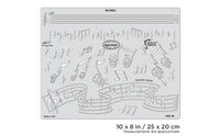 IWATA Artool FX3 Musika Freehand Airbrush Template by Craig Fraser | 758240138464