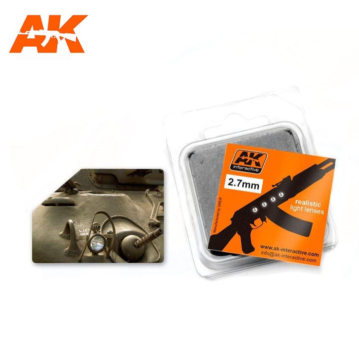 AK Interactive Lights For Shermans - 2.7mm Lenses | 8436535572378