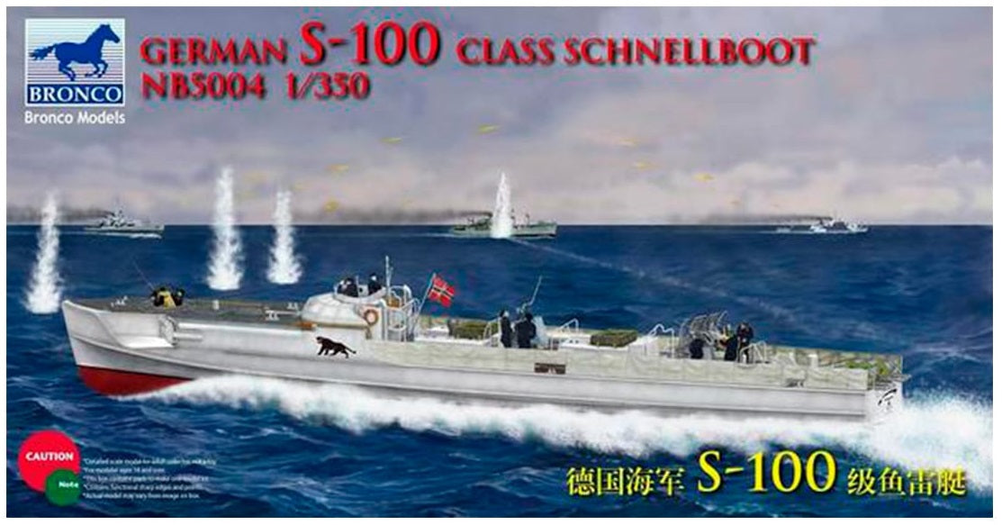 Bronco Models 1/350 German S-100 Class Schnellboot Attack Ship | 4544032656836
