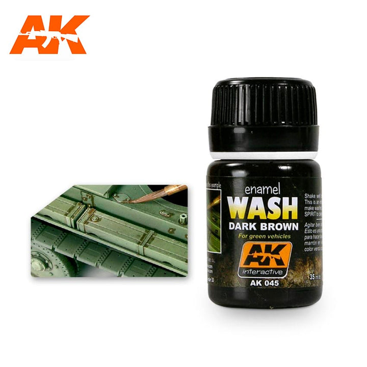 AK Interactive Wash For Green Vehicles | 8436535570459
