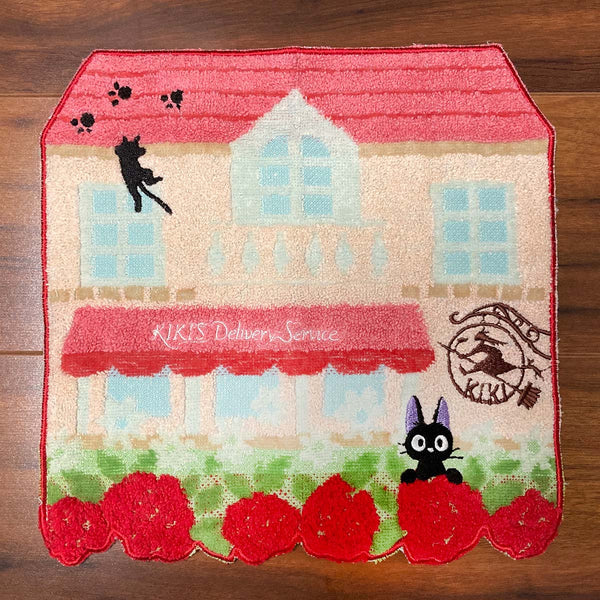 Marushin Jiji Flower Maison Mini Towel 'Kiki's Delivery Service'