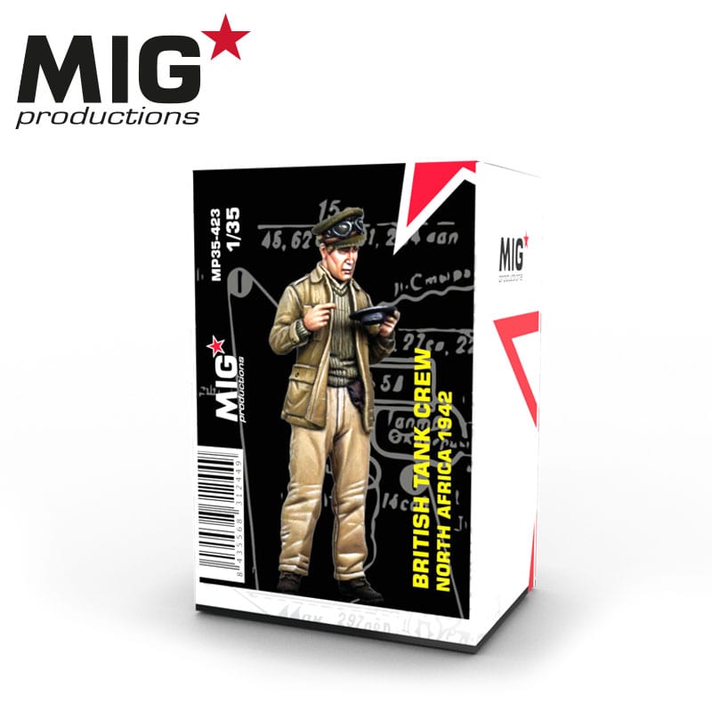 MIG 1/35 British Tank Crewman Eating - North Africa 1942 | 8435568312449