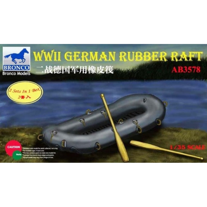 Bronco Models 1/35WWII German Rubber Raft | 6970162330113