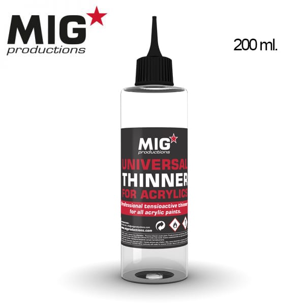 MIG Universal Thinner for Acrylics 200ml | 8436564927651