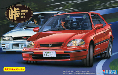 Fujimi Miracle Civic SIRII w/ Window Frame Masking