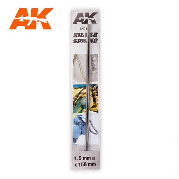AK Interactive Silver Spring 1.5mm